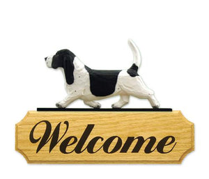 Basset Hound DIG Welcome Sign