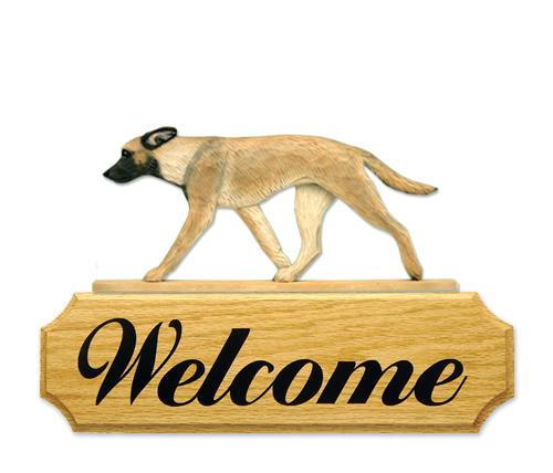Belgian Malinois DIG Welcome Sign