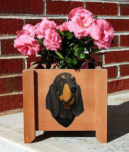 Bloodhound Planter Box - Michael Park, Woodcarver