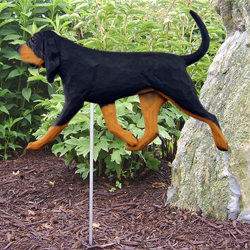 Bloodhound Garden Stake - Michael Park, Woodcarver