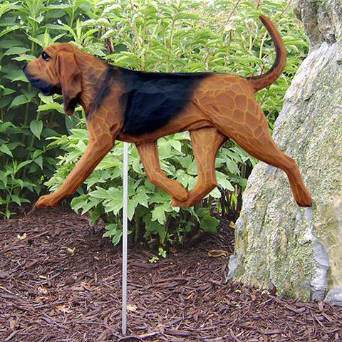 Bloodhound Garden Stake - Michael Park, Woodcarver