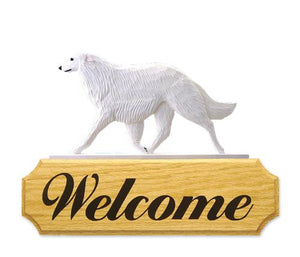 Borzoi DIG Welcome Sign