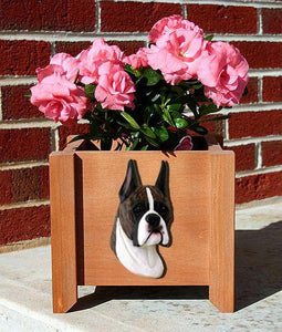 dog planter pot Boxer Dog Planter Box – Michael Park, Woodcarver