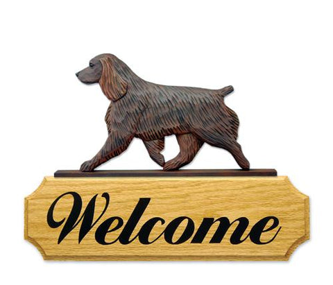 Boykin Spaniel DIG Welcome Sign