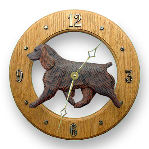 Boykin Spaniel Wall Clock - Michael Park, Woodcarver