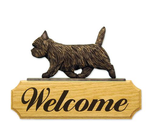 Cairn Terrier DIG Welcome Sign