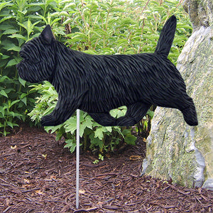 Cairn Terrier Garden Stake - Michael Park, Woodcarver