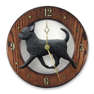 Chihuahua Wall Clock - Michael Park, Woodcarver