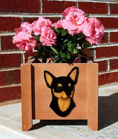 Chihuahua Planter Box - Michael Park, Woodcarver