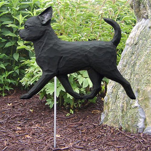 Chihuahua Garden Stake - Michael Park, Woodcarver