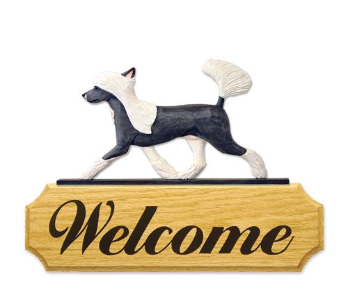 Chinese Crested DIG Welcome Sign