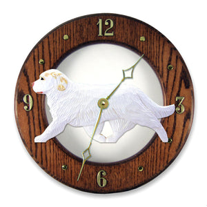 Clumber Spaniel Wall Clock - Michael Park, Woodcarver