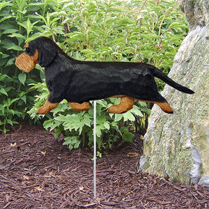 Dachshund (Wirehaired) Garden Stake - Michael Park, Woodcarver