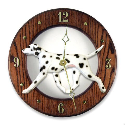 Dalmatian Wall Clock - Michael Park, Woodcarver