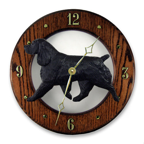 Field Spaniel Wall Clock - Michael Park, Woodcarver