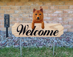 Finnish Spitz Topper Welcome Stake