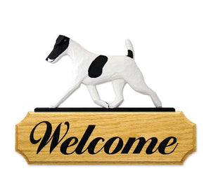 Fox Terrier (Smooth) DIG Welcome Sign