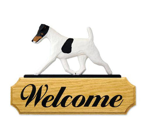 Fox Terrier (Smooth) DIG Welcome Sign