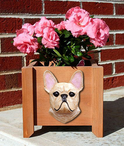 bulldog plant pot French Bulldog Planter Box – Michael Park, Woodcarver