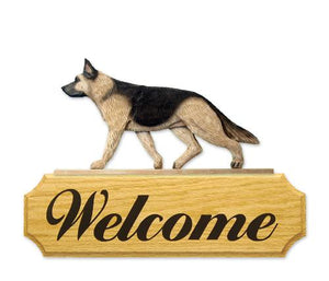 German Shepherd DIG Welcome Sign