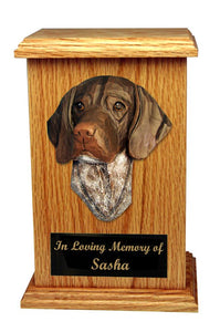 German Shorthaired Pointer Memorial Urn