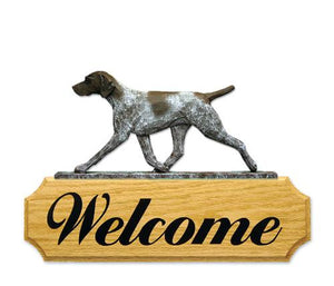 German Shorthaired Pointer DIG Welcome Sign