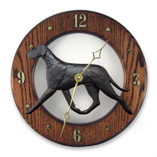 Great Dane (Natural) Wall Clock - Michael Park, Woodcarver