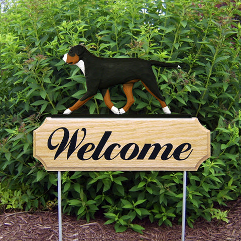 Greater Swiss Mt. Dog DIG Welcome Stake