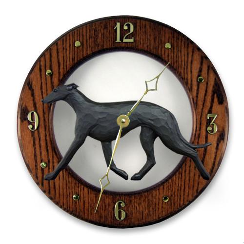 Greyhound Wall Clock - Michael Park, Woodcarver