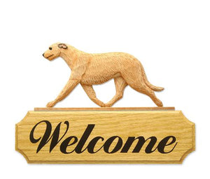 Irish Wolfhound DIG Welcome Sign