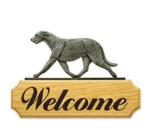 Irish Wolfhound DIG Welcome Sign