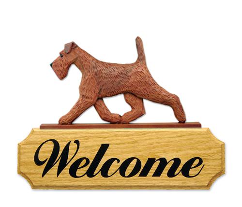 Irish Terrier DIG Welcome Sign