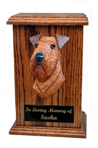 Irish Terrier Memorial Urn