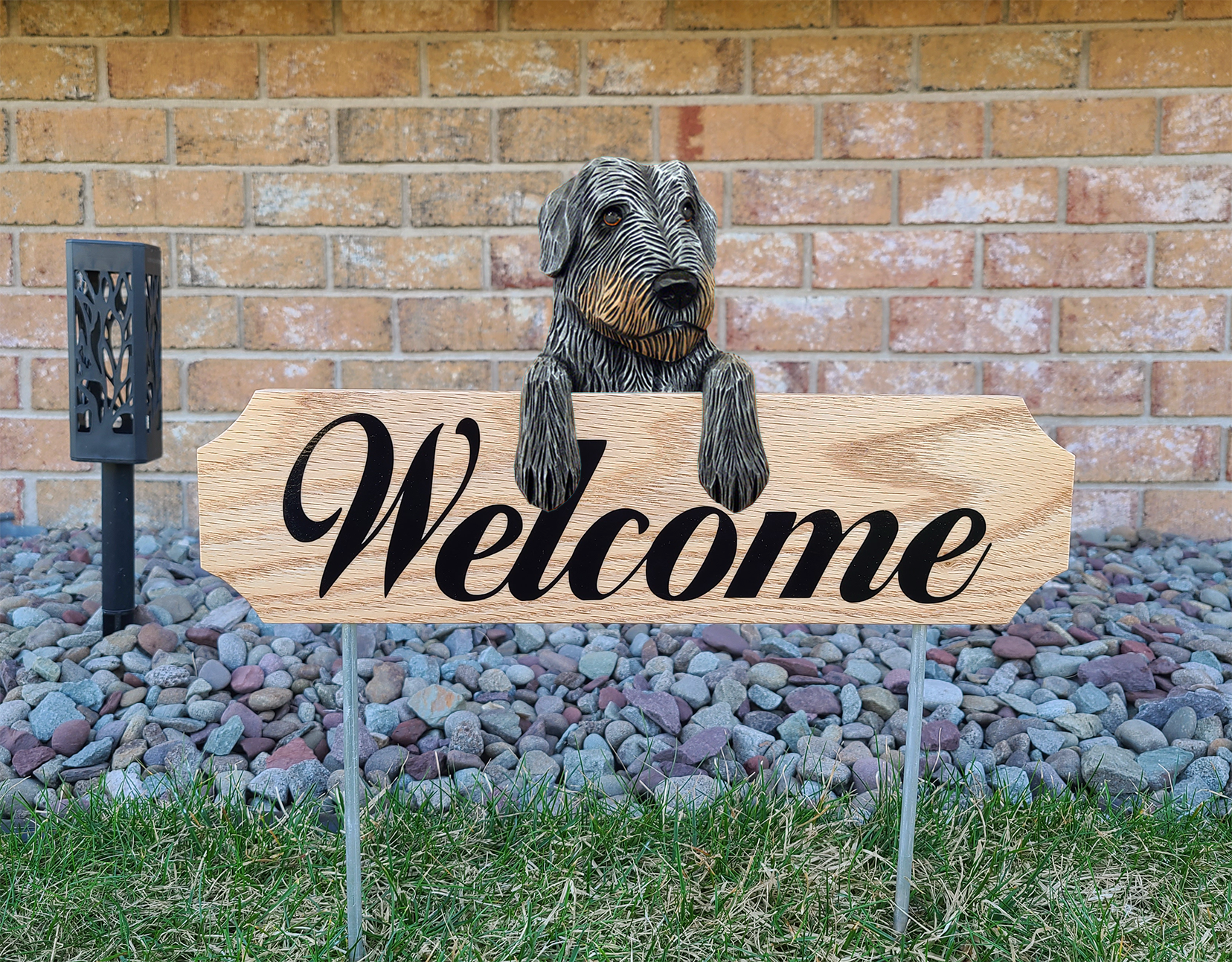 Irish Wolfhound Topper Welcome Stake