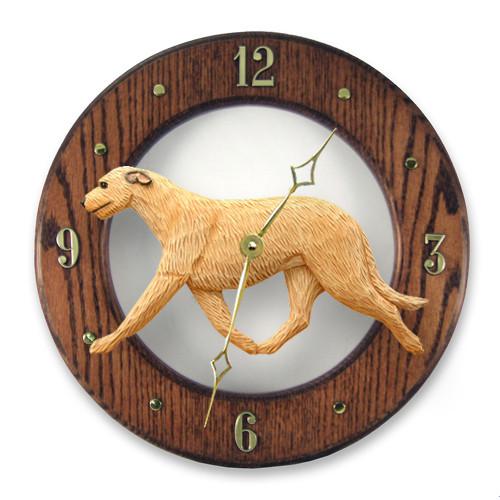 Irish Wolfhound Wall Clock - Michael Park, Woodcarver