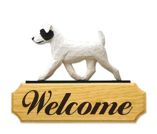 Jack Russell Terrier (rough) DIG Welcome Sign