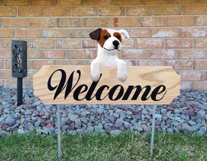 Jack Russell Terrier (Rough) Topper Welcome Stake
