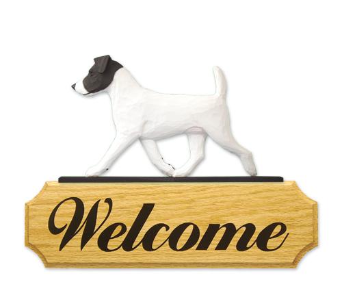 Jack Russell Terrier DIG Welcome Sign
