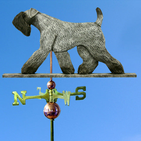 Kerry Blue Terrier Weathervane - Michael Park, Woodcarver