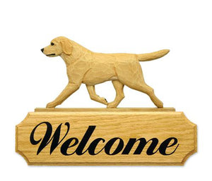 Labrador Retriever DIG Welcome Sign
