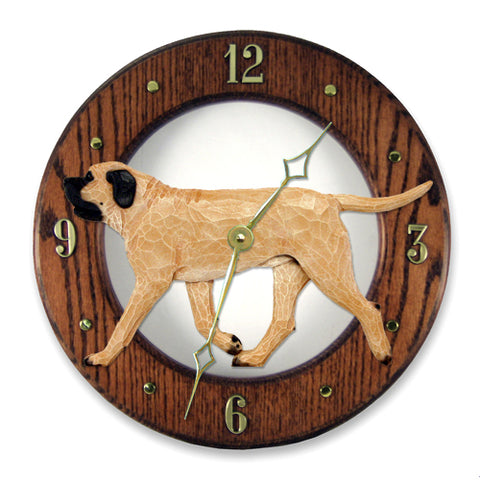 Mastiff Wall Clock - Michael Park, Woodcarver