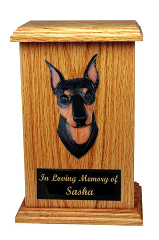 Miniature Pinscher Memorial Urn