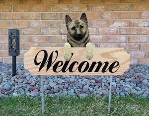 Norwegian Elkhound Topper Welcome Stake