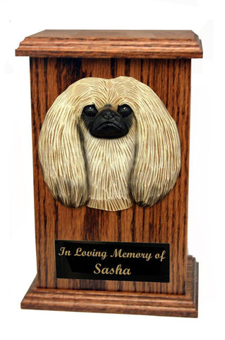 Pekingese Memorial Urn