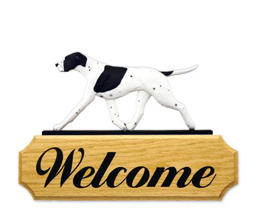 English Pointer DIG Welcome Sign