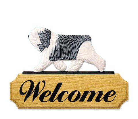 Polish Lowland Sheepdog DIG Welcome Sign