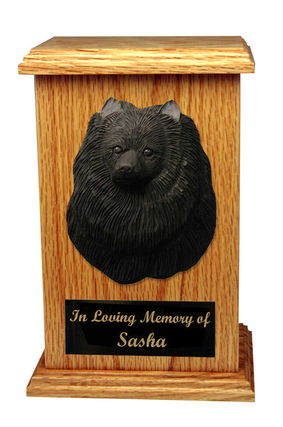 Pomeranian Memorial Urn