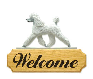 Poodle DIG Welcome Sign