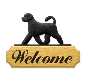 Portuguese Water Dog DIG Welcome Sign