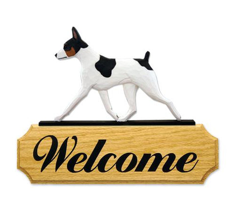 Rat Terrier DIG Welcome Sign